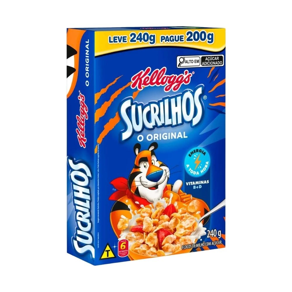 CEREAL MATINAL KELLOGGS SUCRILHOS ORIGINAL LEVE 240 PAGUE 200