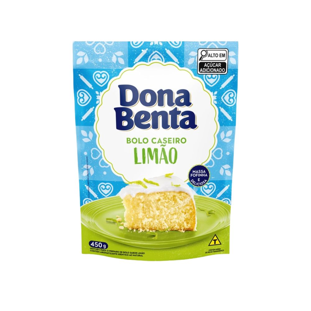 MISTURA BOLO DONA BENTA LIMAO 450 GR