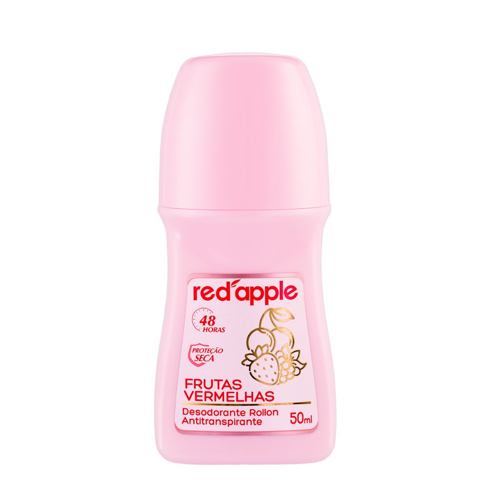DESODORANTE RED APPLE ROLL-ON FRUTS VERM 50 ML