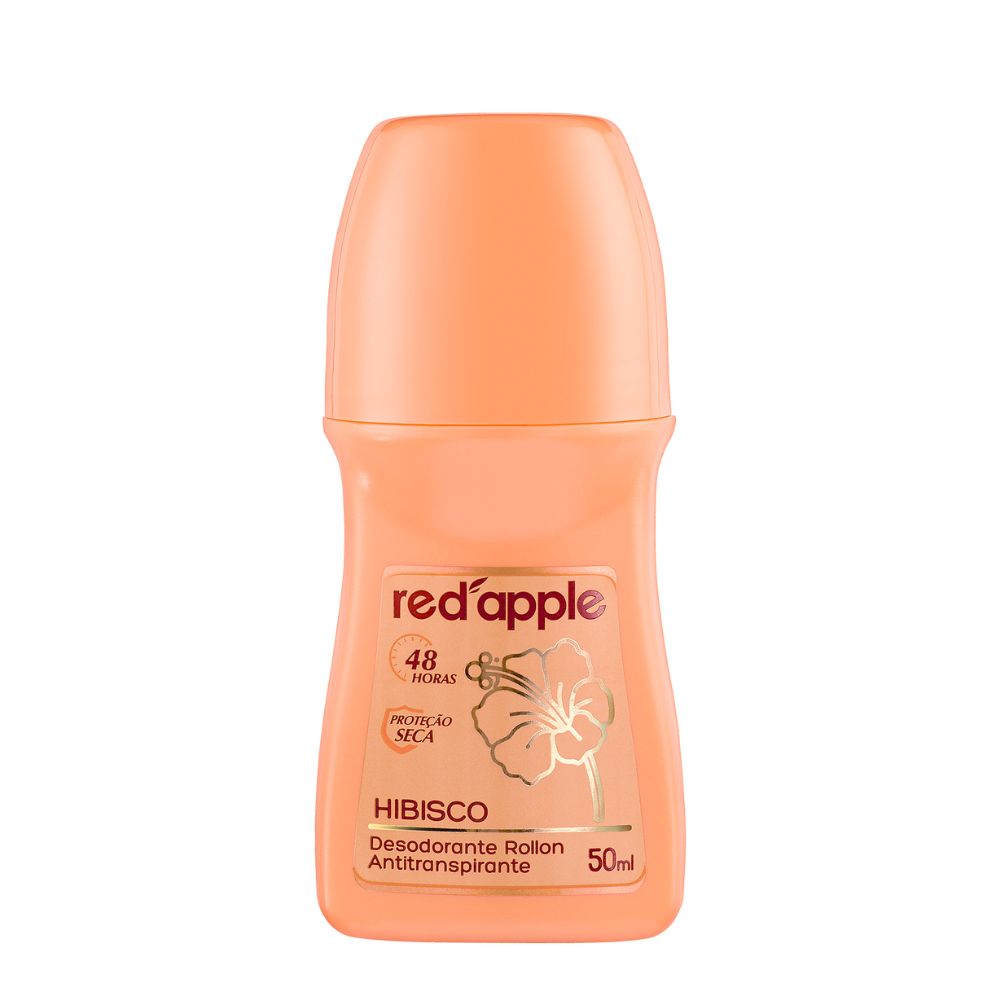 DESODORANTE RED APPLE ROLL-ON HIBISCO 50 ML