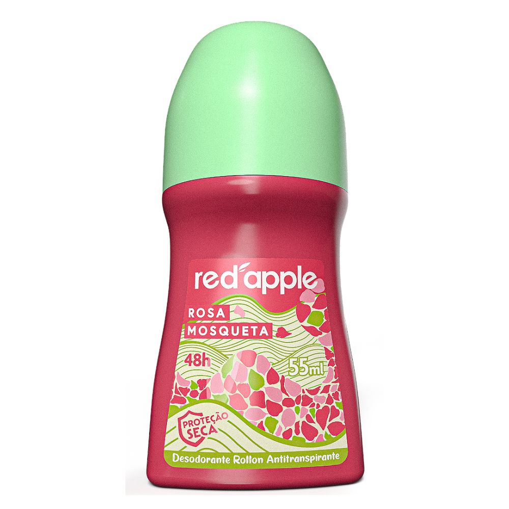 DESODORANTE RED APPLE ROLL-ON ROSA MOSQUETA 50 ML