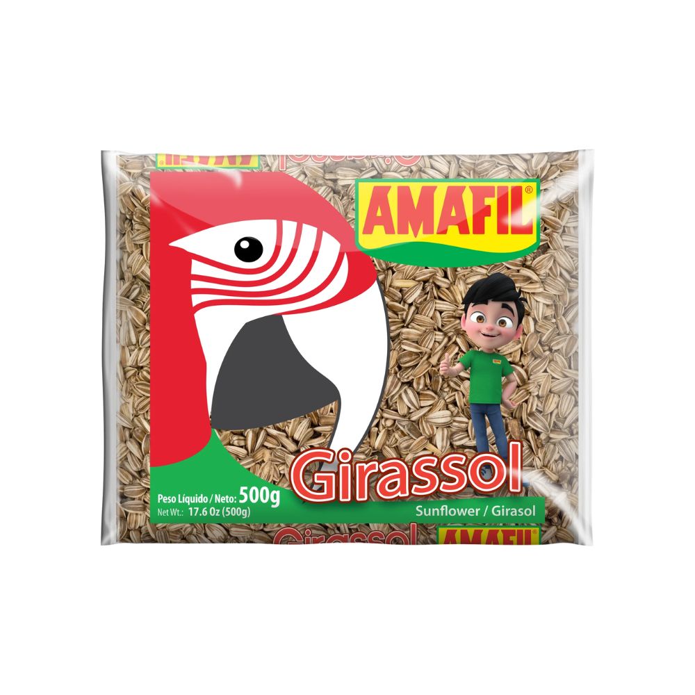 SEMENTE GIRASSOL AMAFIL 500GR