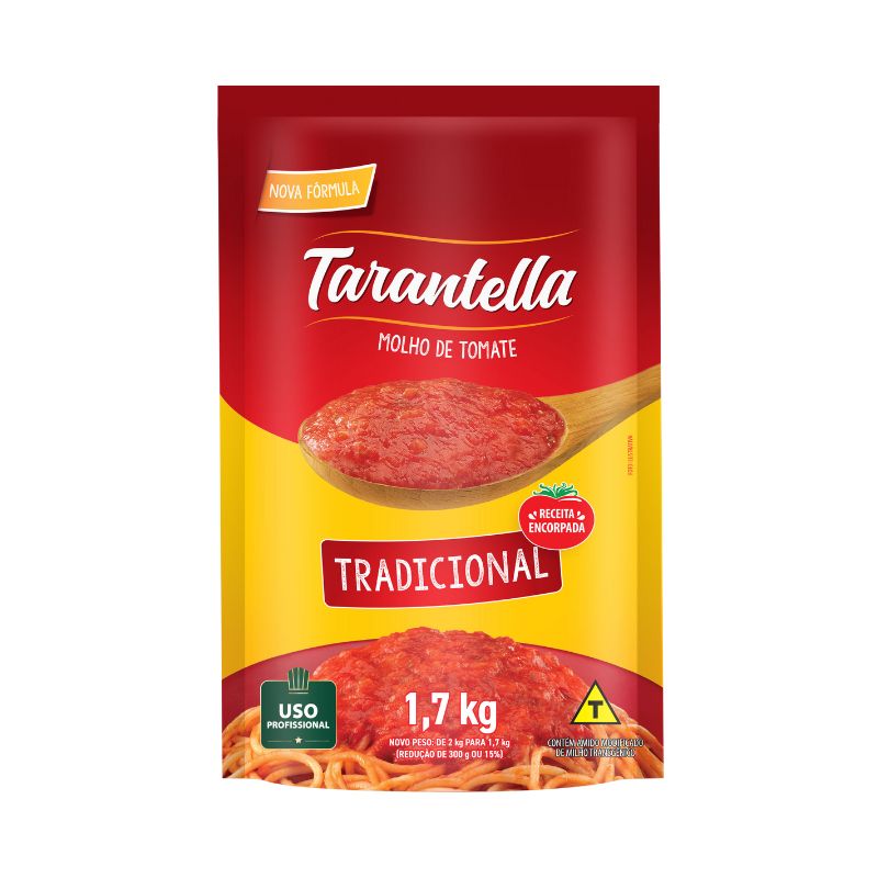 FS MOLHO TOMATE TARANTELLA TRAD SACHE 1,7KG