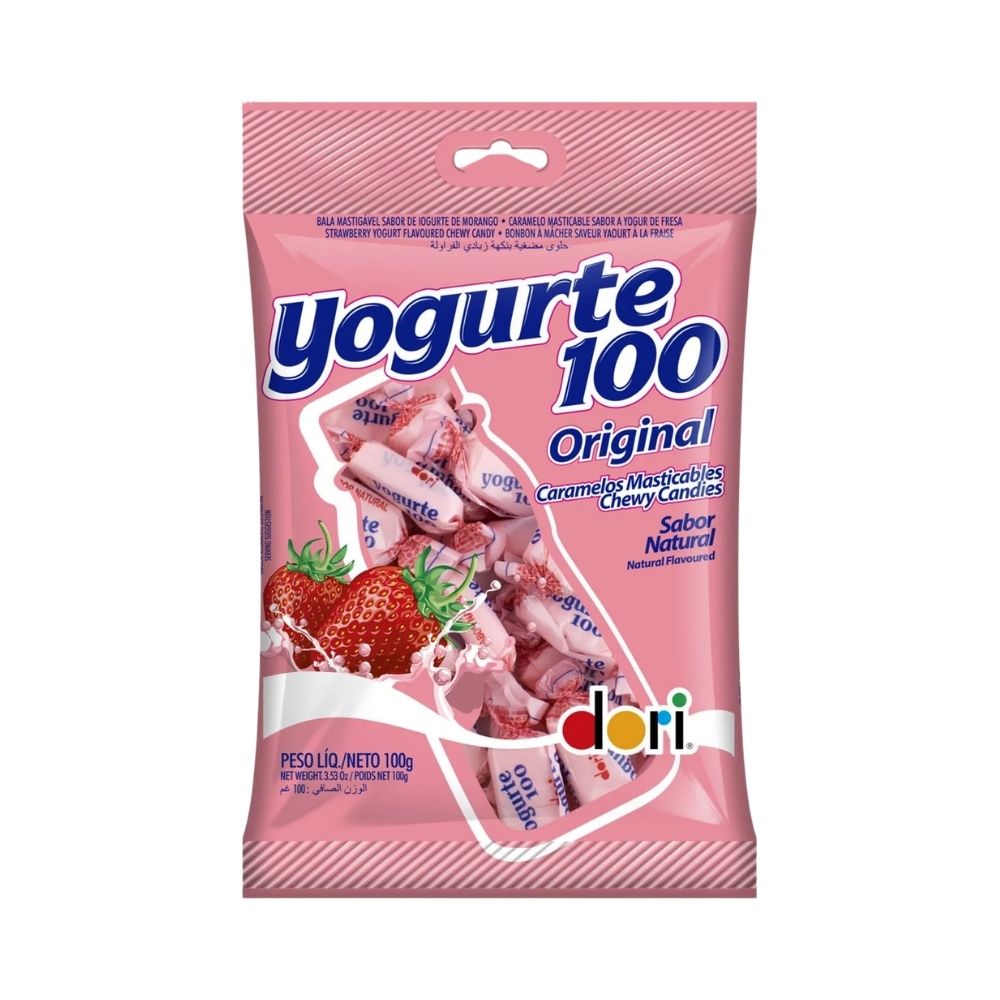BALA DORI YOG.100 MORANGO 100GR