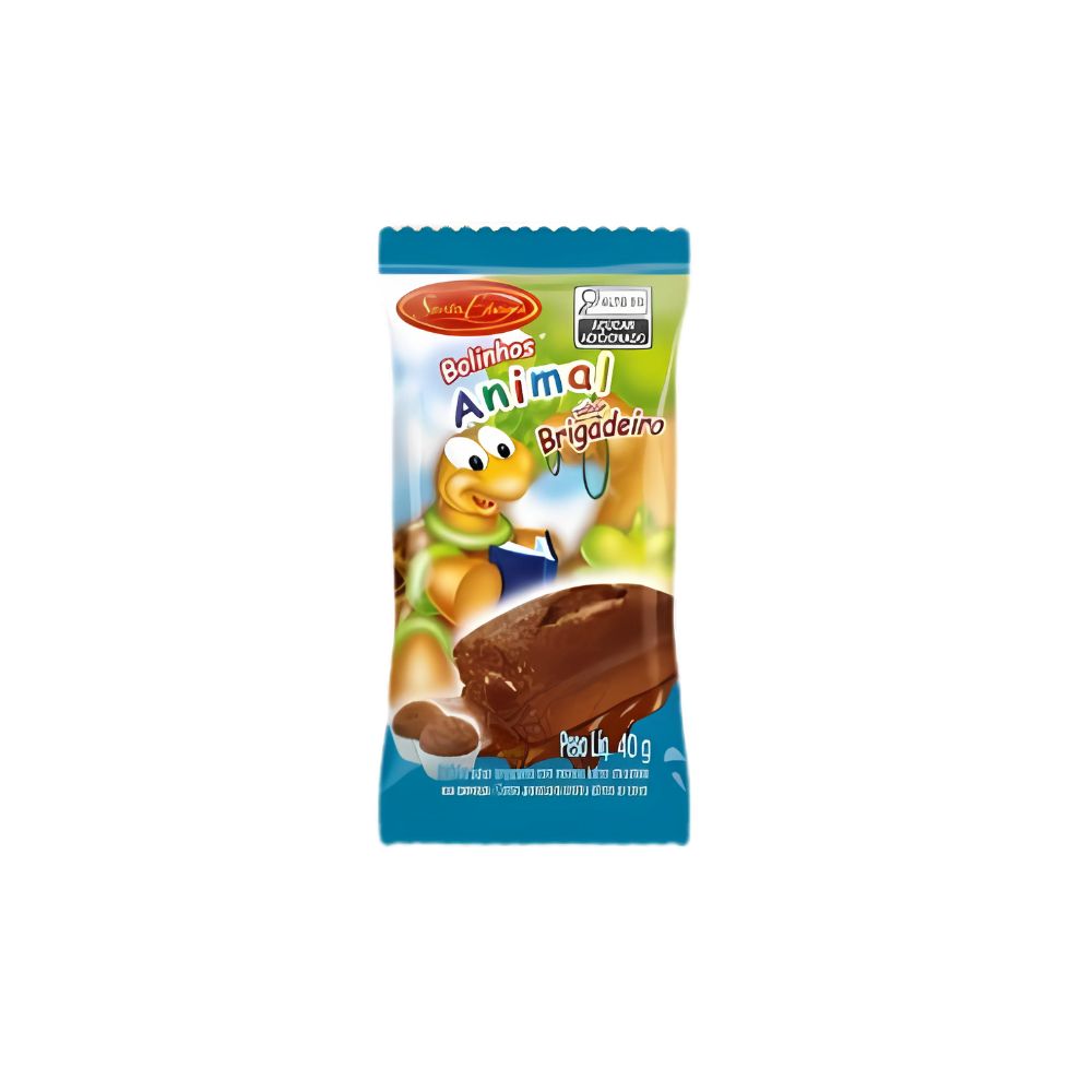 BOLINHO SANTA EDWIGES ANIMAL BRIGADEIRO CHOCOLATE 40GR