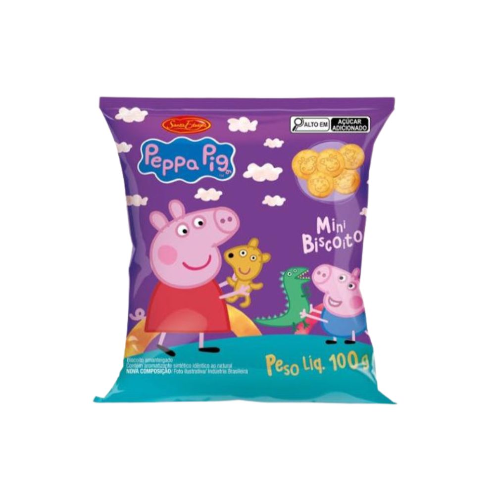 BISCOITO  SANTA EDWIGES PEPPA PIG AMANTEIGADO 100GR