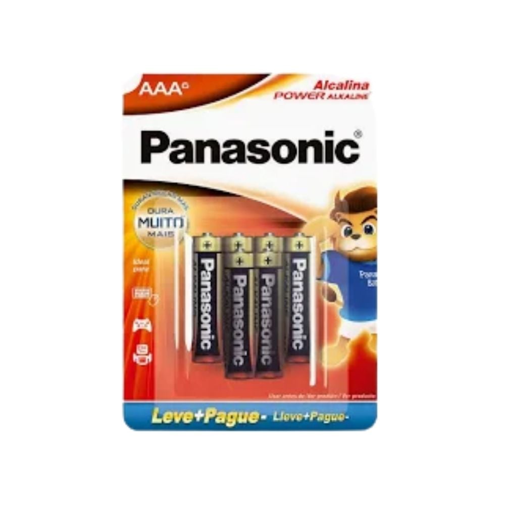 PILHA PANASONIC ALC PALIT AAA SM C/6