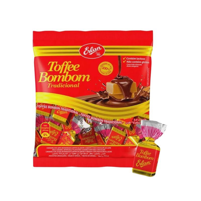 BALA ERLAN BOMBOM TOFFEE 10X100GR