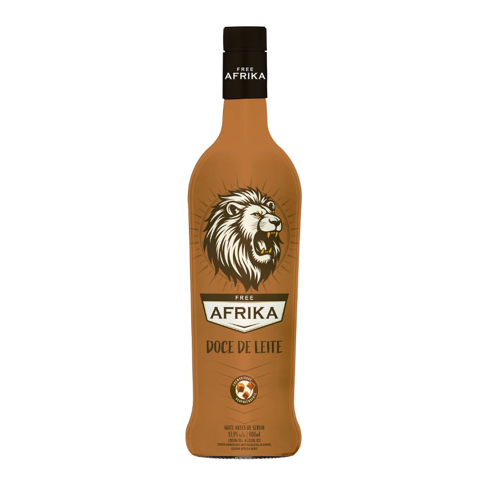 BEB COQUETEL DOCE LEITE FREE AFRIKA 900ML