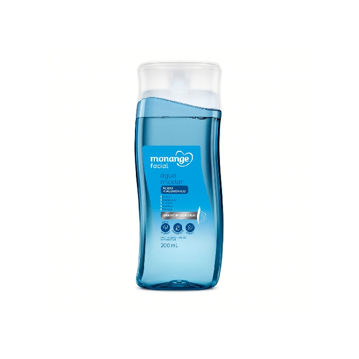 ÁGUA MICELAR DEMAQUILANTE MONANGE FRASCO 200ML