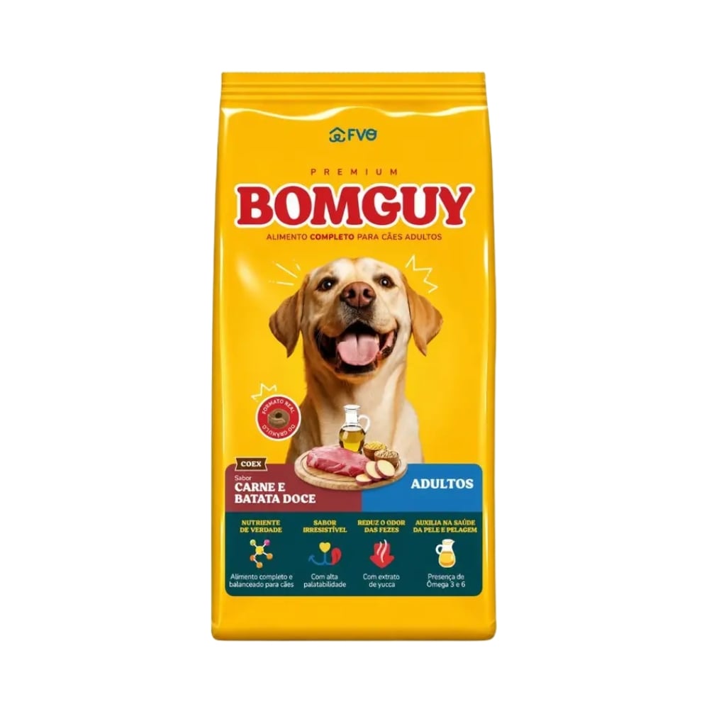 RACAO CAO BOMGUY PREMIUM COEX BATATA DOCE 2 KG
