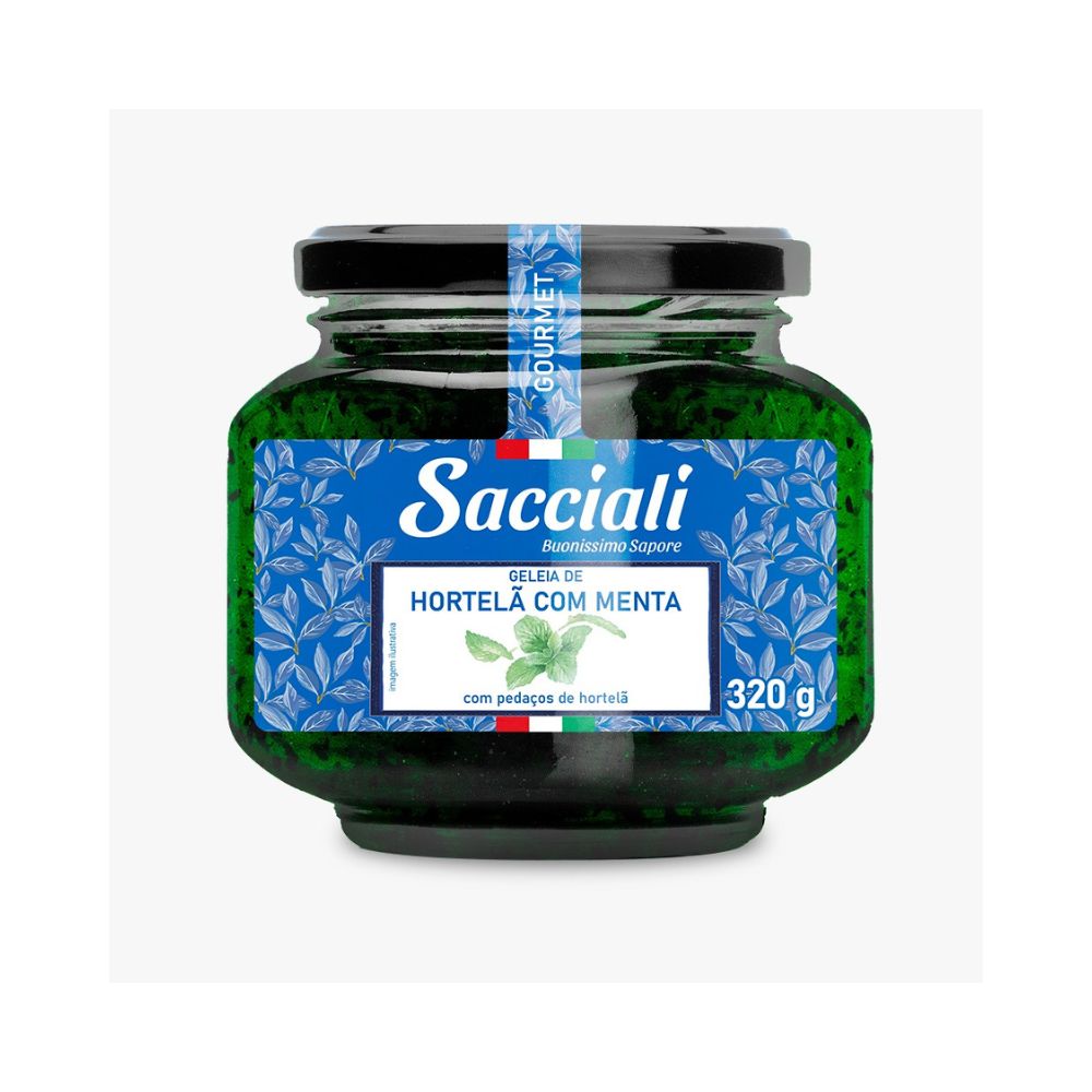 DOCE GELEIA SACCIALI HOR C/MENTA VD 320G