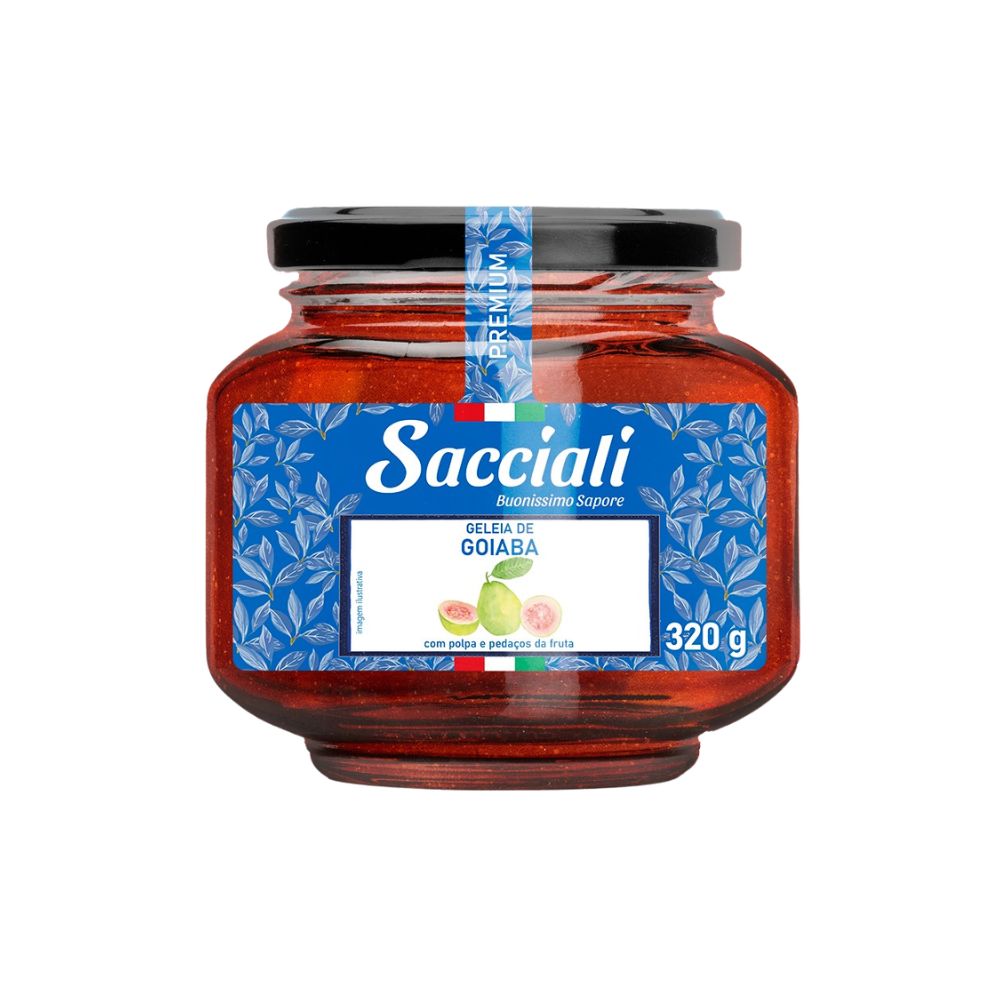 DOCE GELEIA SACCIALI GOIABA VD 320G