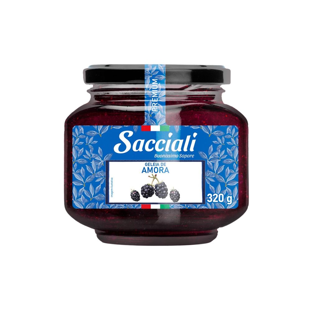 DOCE GELEIA SACCIALI AMORA VD 320G