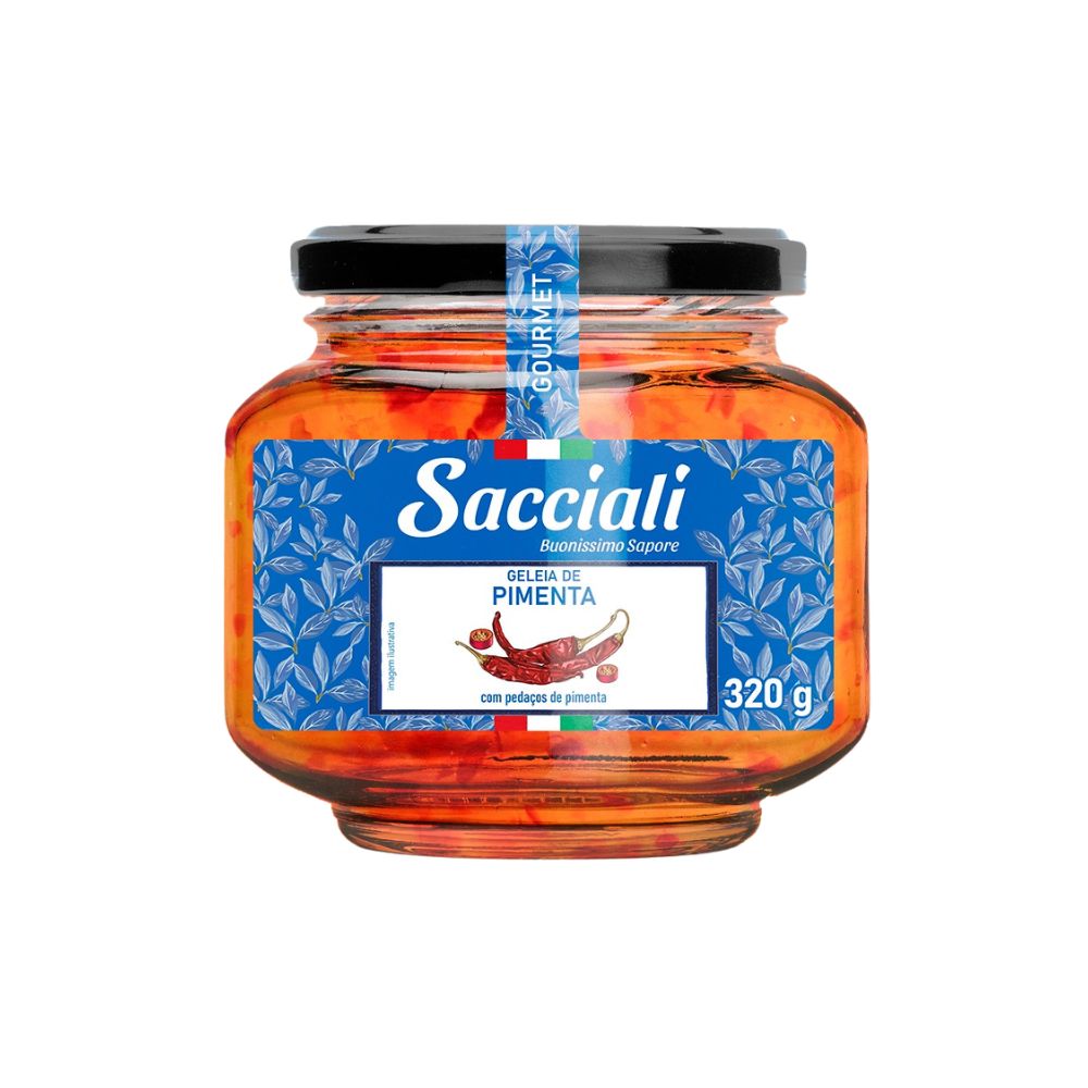 DOCE GELEIA SACCIALI PIMENTA VD 320G