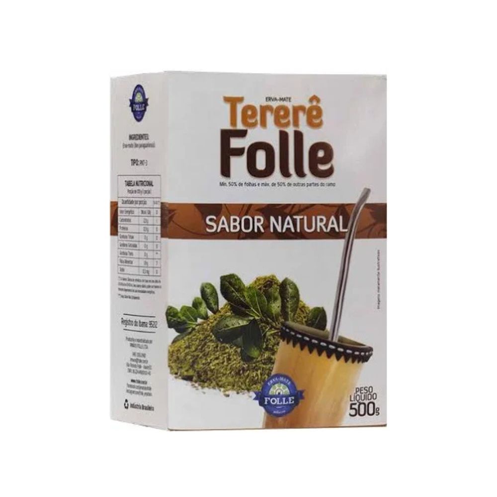 ERVA TERERE MATE FOLLE NATURAL 500GR