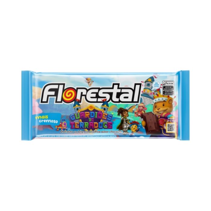 CHOCOLATE FLORESTAL TABLETE GUARDIOES TERRADOCE AO LEITE 80GR