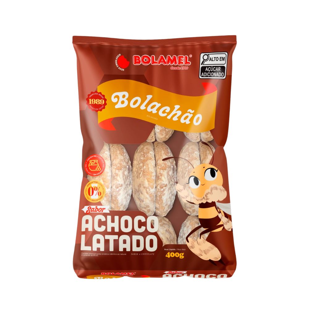 BOLACHAO BOLAMEL ACUCARADO 400GR