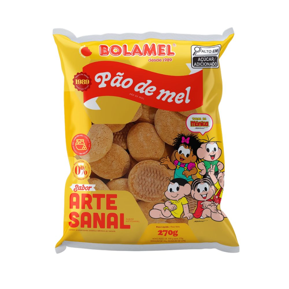 PAO DE MEL BOLAMEL ARTESANAL 270GR
