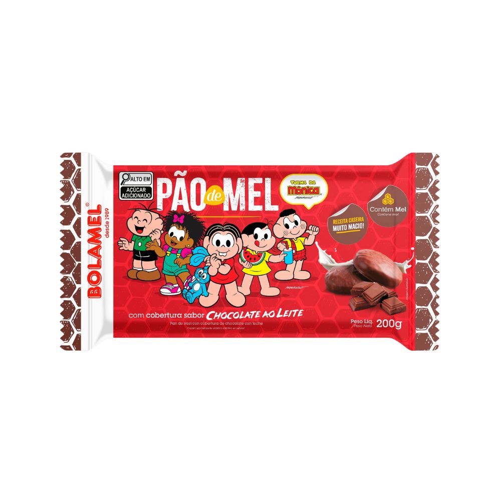 PAO DE MEL BOLAMEL CHOC AO LEITE 160GR