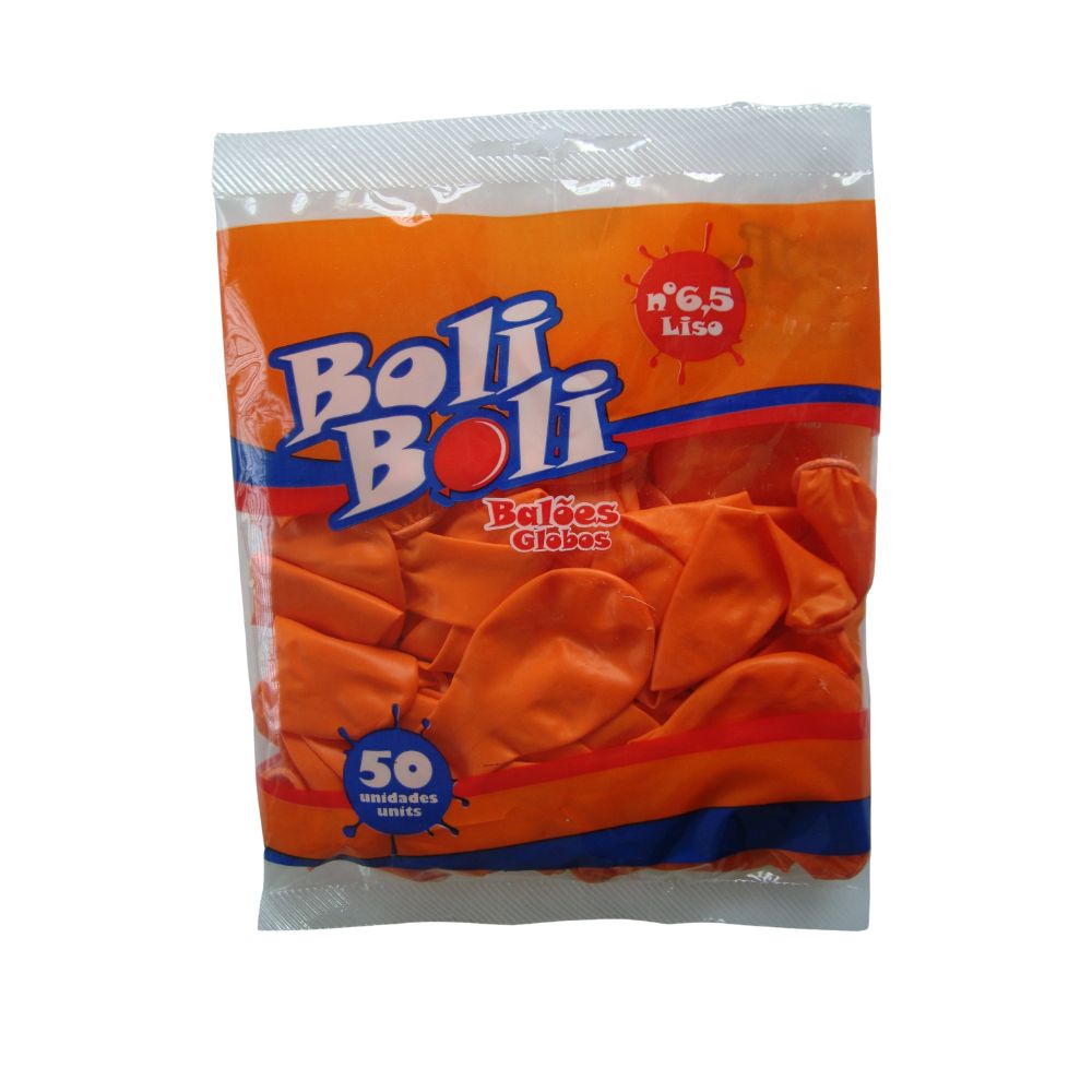 BALAO BOLI BOLI LISO 6.5 LARANJA