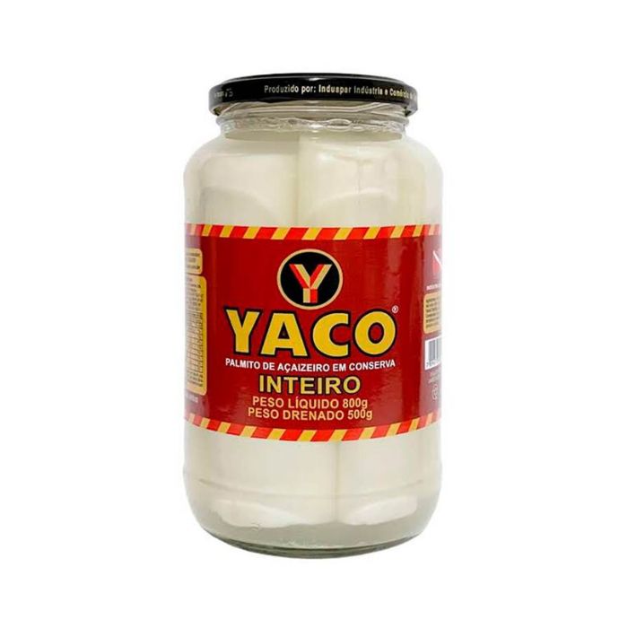 PALMITO YACO ACAI INTEIRO 500 GR