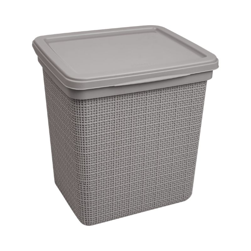 LIXEIRA JAGUAR PARA PIA COM TAMPA JUTA 3,7LT