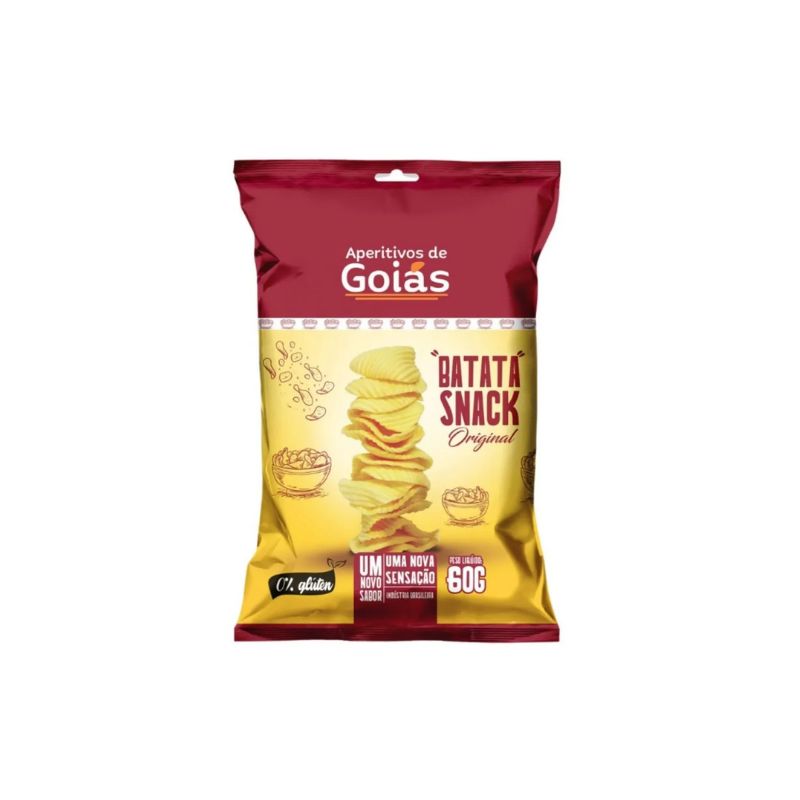 BATATA SNACKS ORIGINAL APER GOIAS 60G