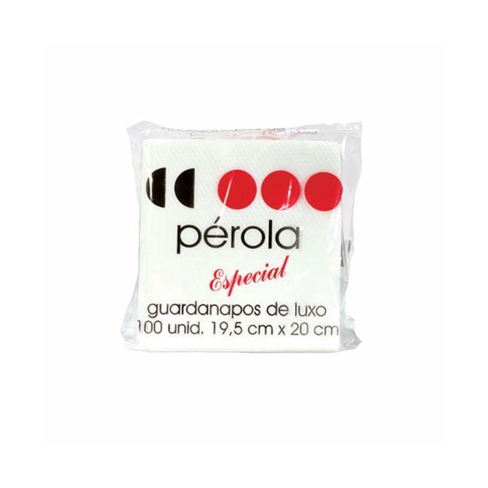 GUARDANAPO PEROLA 19,5X20CM COM 100UNIDADES