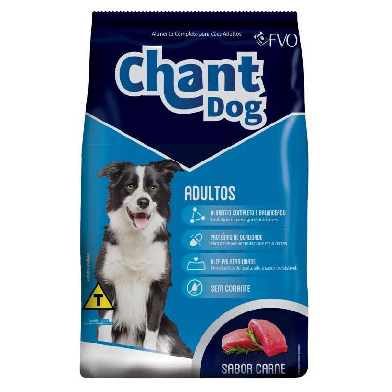 RACAO CAO CHANT DOG PREMIUM ADULTO 1 KG