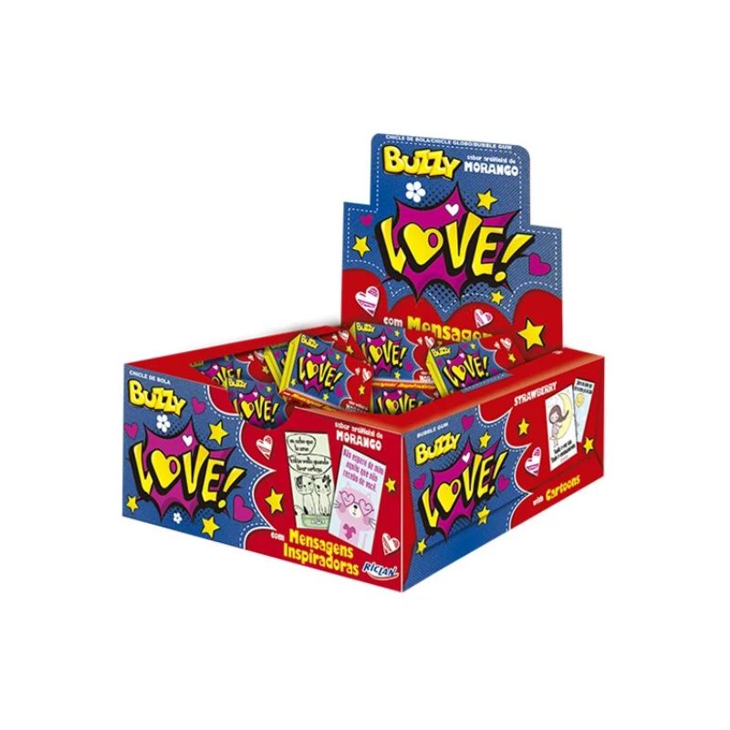 CHICLE CARROS C/FIGURINHAS MORANGO