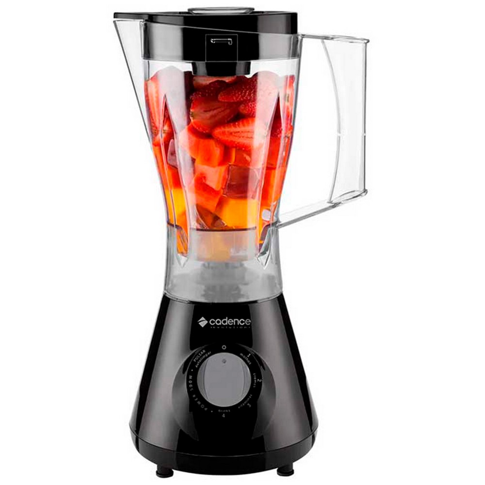 LIQUIDIFICADOR 4V CADENCE COM FILTRO PRETO 220