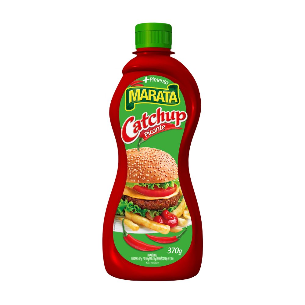 CATCHUP MARATA PICANTE PET 370 GR