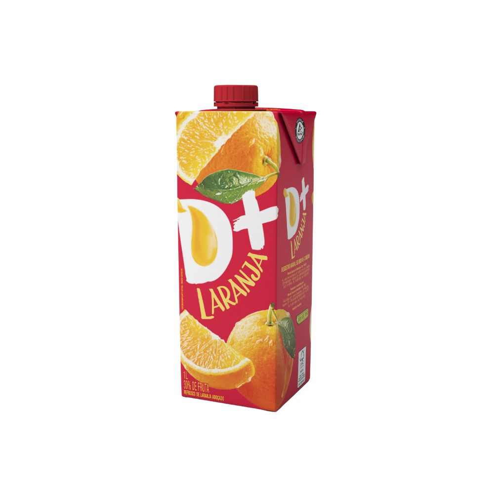 SUCO BEBIDA DE FRUTA D+ LARANJA 1 LT
