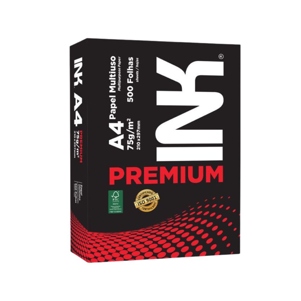 PAPEL A4 INK 500FLS 75GR 210X297