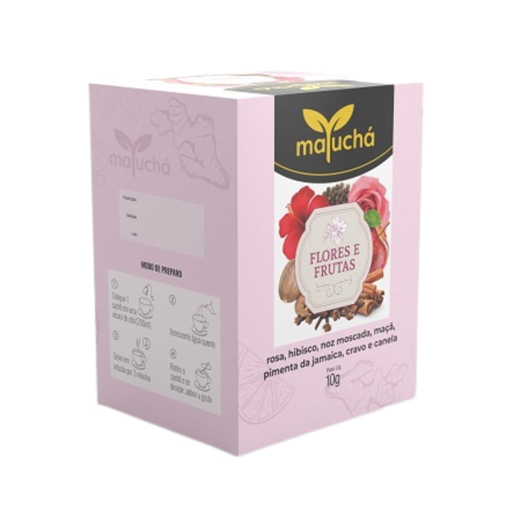 CHA MATUCHA FLORES E FRUTAS 18G