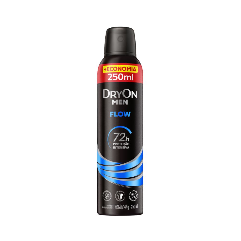 DESOD DRYON AERO MEN FLOW 72H 250ML
