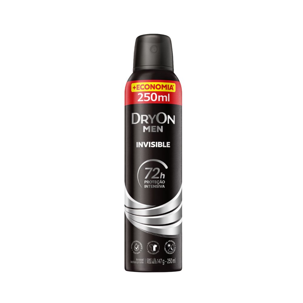 DESOD DRYON AERO MEN INVISIBLE 72H 250ML