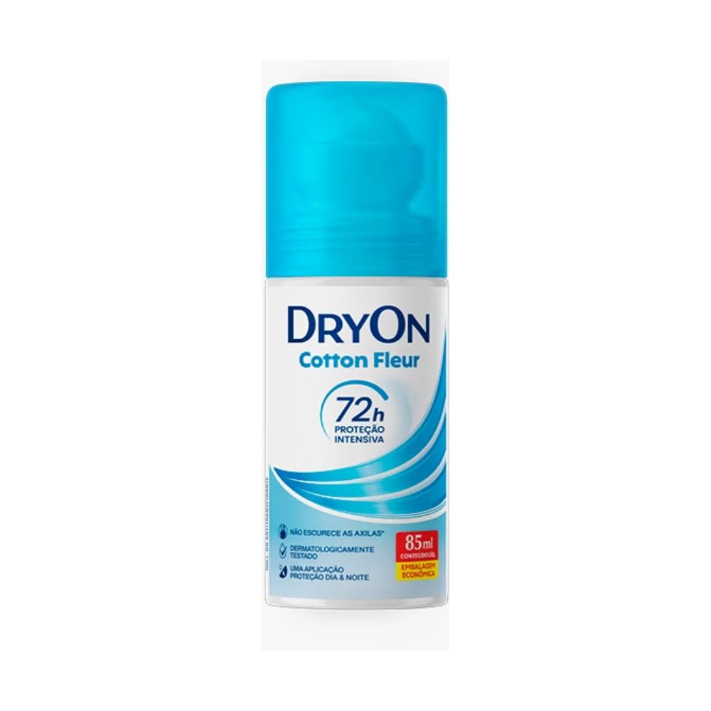DESOD DRYON ROLL UNISEX COTTON 72H 85ML