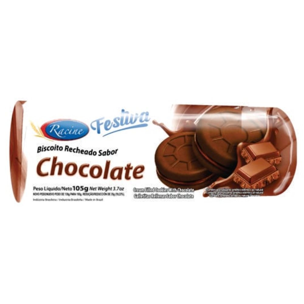 BISCOITO RACINE FESTIVA WAFER LIMAO 100GR