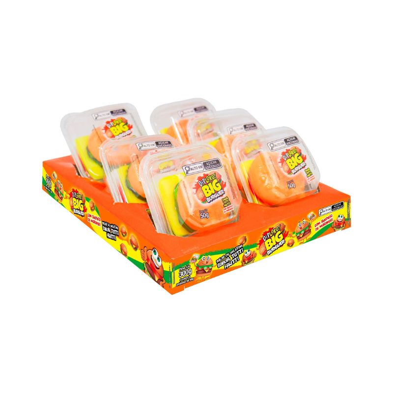 BALA GELATINA DIP LOKO BIG BURGER 50GR
