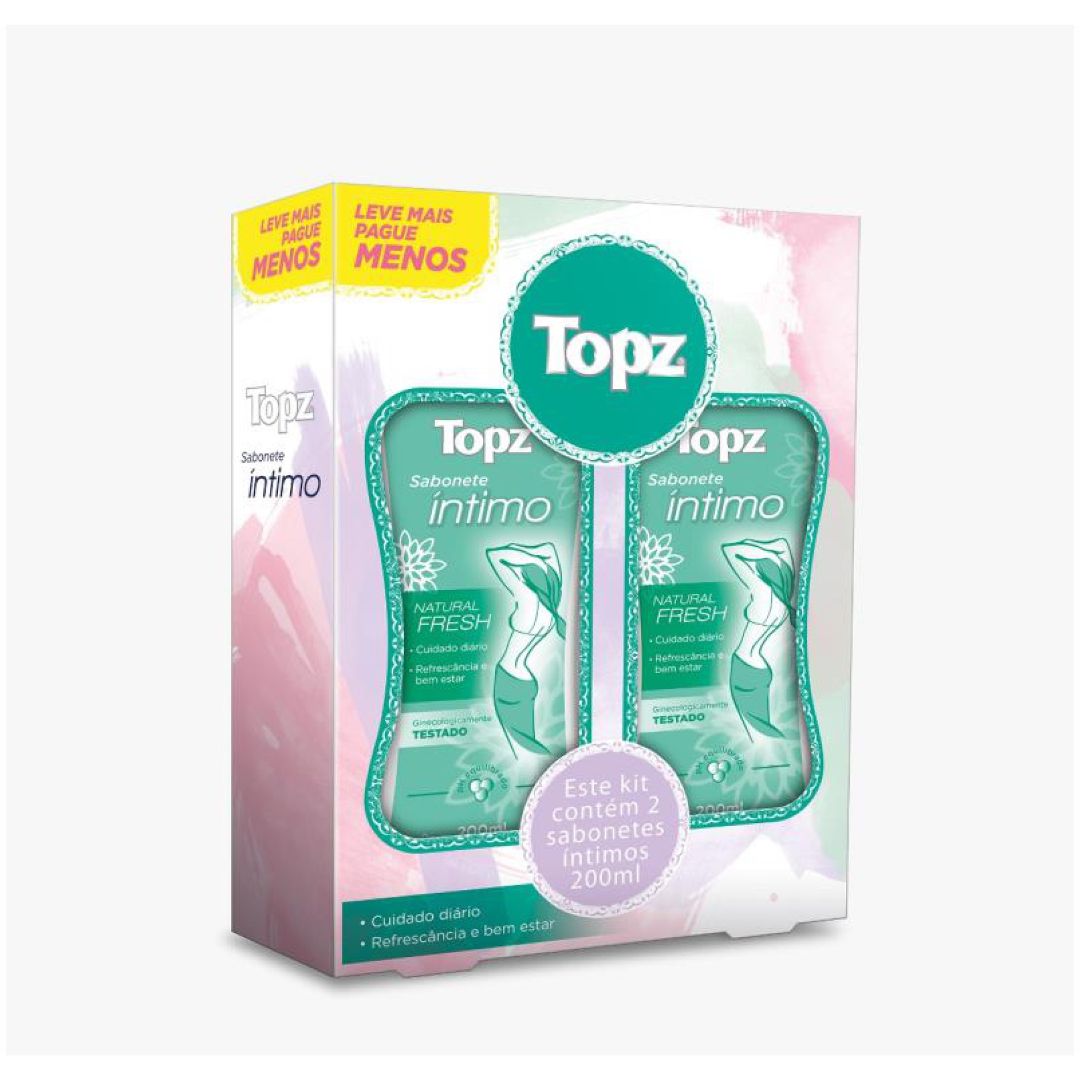SABONETE LIQUIDO INTIMO TOPZ FRESH PRECO ESPECIAL 200M