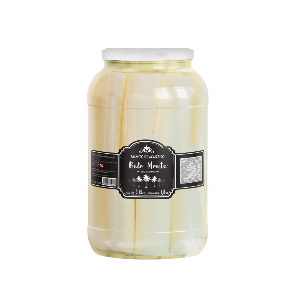 PALMITO BELO MONTE ACAI INTEIRO 1.8KG