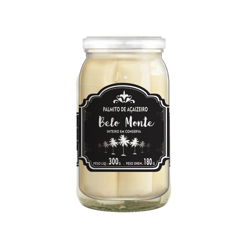 PALMITO BELO MONTE ACAI INTEIRO 180GR
