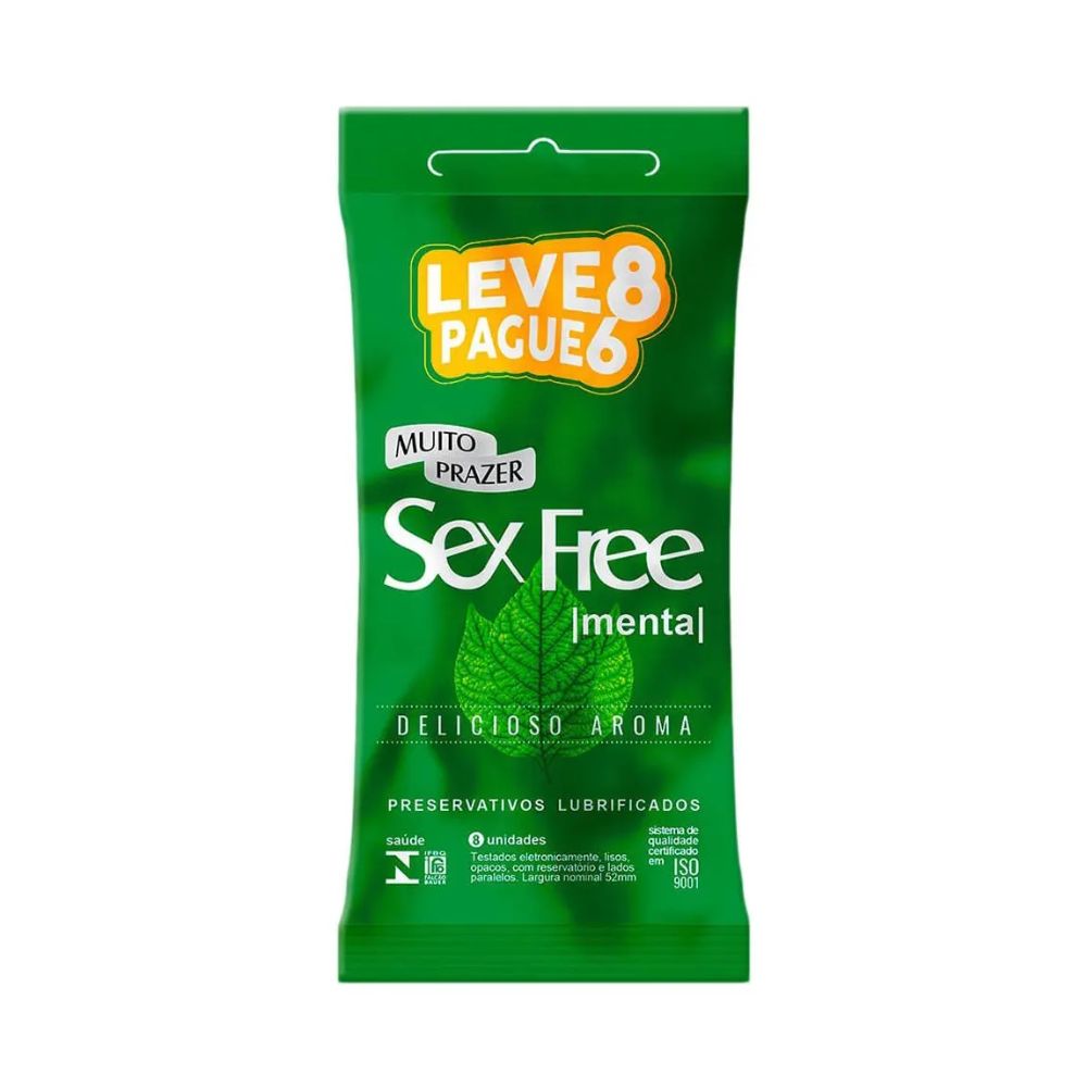 PRESERVATIVO SEXFREE MENTA L8P6