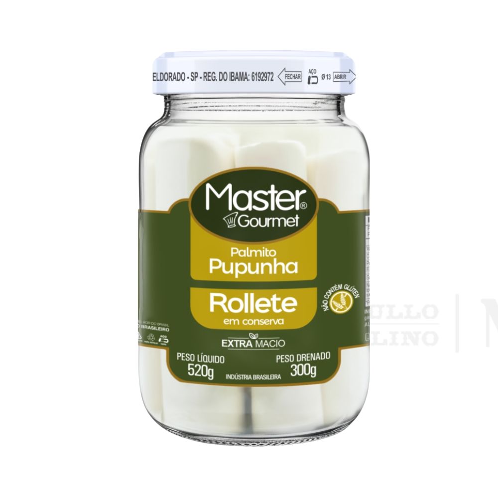 PALMITO MASTER GOURMET PUPUNHA ROLLETE 300 GR