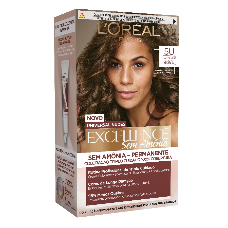 TINT CABELO IMEDIA SEM AMÔNIA 5 CAST CLARO