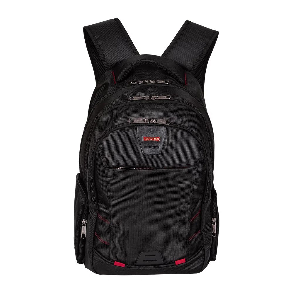 MOCHILA SESTINI GRANDE 3 COMPARTIMENTOS PORTA LAPTOP HARVEST PRETO