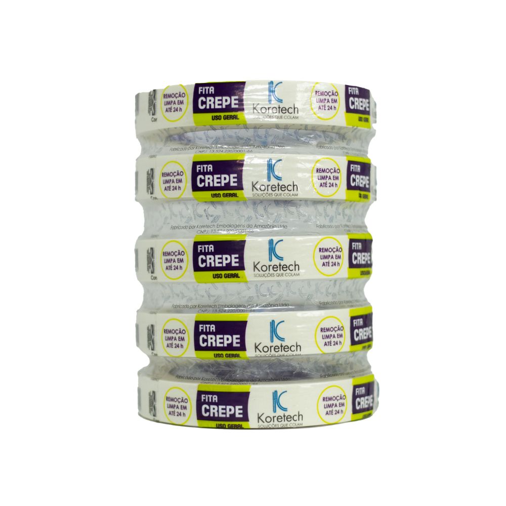 FITA CREPE KORETECH 18MMX45M USO GERAL