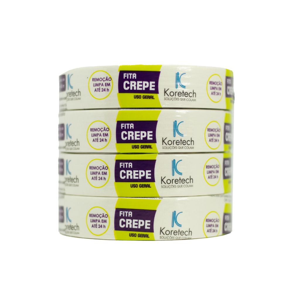 FITA CREPE KORETECH 24MMX45M USO GERAL